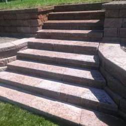 Fan style Retaining wall stairts - Products