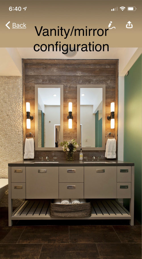 bathroom mirror sconces