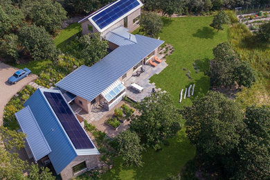 Example of an exterior home design in Other