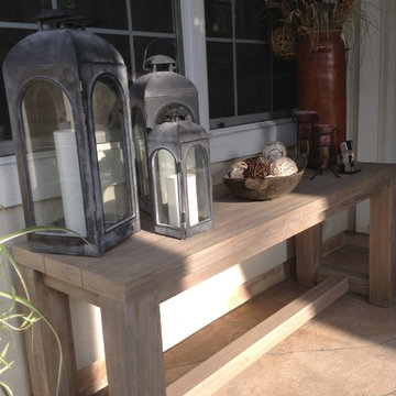 Houston patio makeover with upscale outdoor furniture