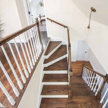 Staircase to reimagined attic