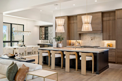 Example of a trendy kitchen design in Phoenix