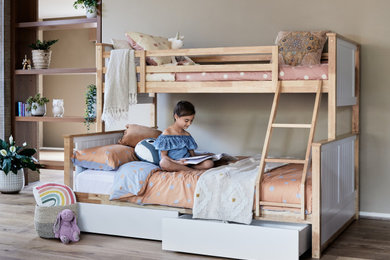This is an example of a modern kids' bedroom in Melbourne.