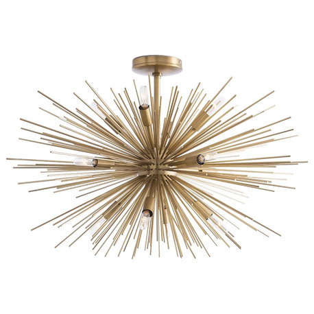 Zanadoo Fixed Chandelier, Gold