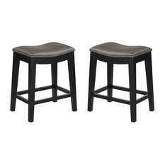 50 Most Por Saddle Seat Bar Stools And Counter For 2018 Emerald Home Briar Gray 24 Bar Stool With Nailhead Trim Set