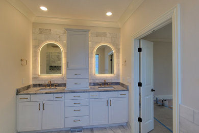 Example of a bathroom design in Other