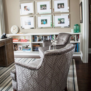 Transitional Home Office ~ Monteray area rug