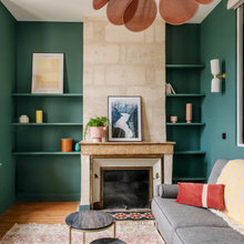 Avant/Après : On entrait dans ce duplex par un salon-chambre...