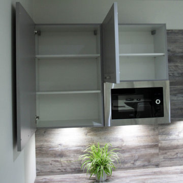 Ex Display Kitchen, Nobilia Cascada Stone Grey