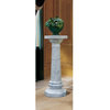 White Versailles Marble Column Plant Stand