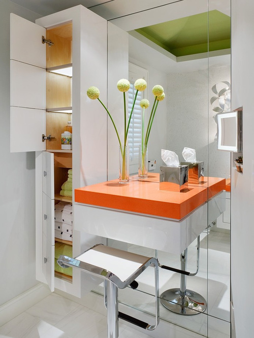 Makeup Vanity In Closet | Houzz
