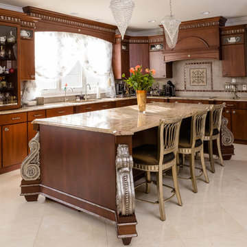 Ivory Brown Granite Countertop