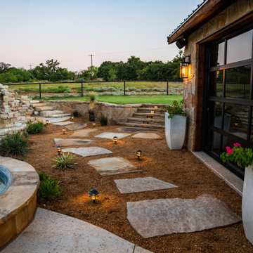 Award-Winning Rustic OasisRustic Ranch setting, fully rocked back beam that cont
