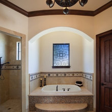 coordinating tile break up monotinous look