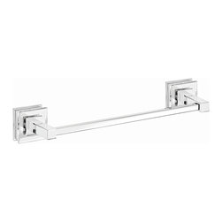 Secret Bath - Secret Bath Alexa Towel Bar, Silver Swarovski Crystals, 21.3" - Towel Bars