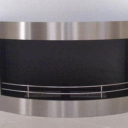 "Brighton" Wall Mounted Ventless Ethanol Fireplace - Indoor Fireplaces