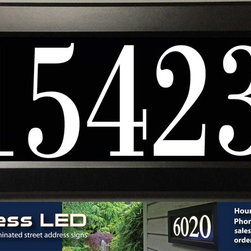 Address LED - illuminated house numbers - House Numbers