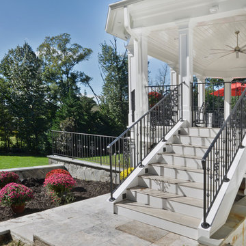 Exterior Remodel Turns Home Backyard into Gorgeous Retreat in Great Falls, Va