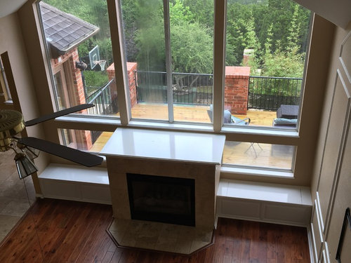 Removing Fireplace In Front Of Large Windows