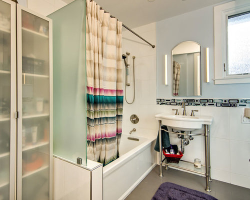 Glass Shower Curtain | Houzz