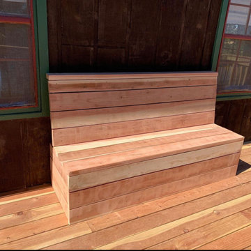 Deck rebuild with Timber Tech decking and Fortress railing.