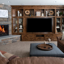 Corner Fireplace
