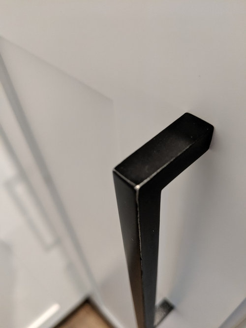 Matte black hardware chipping. for new matte black?