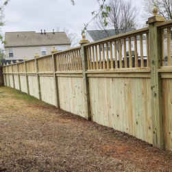 Spindle Cap and Trim Fence - Home Fencing And Gates