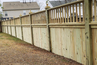 Spindle Cap and Trim Fence