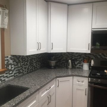 J&K Do-It-Yourself White Shaker Kitchen