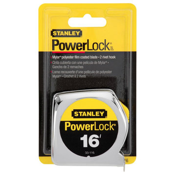 Stanley 33-116 Powerlock Tape Rule, 3/4" x 16'