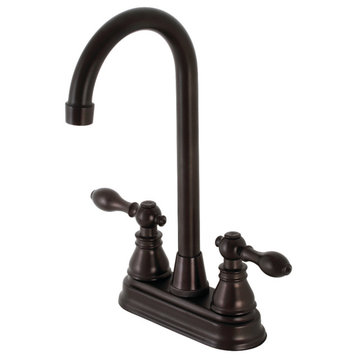 KB495ACL American Classic Two-Handle High-Arc Bar Faucet, Oil Rubbed Bronze