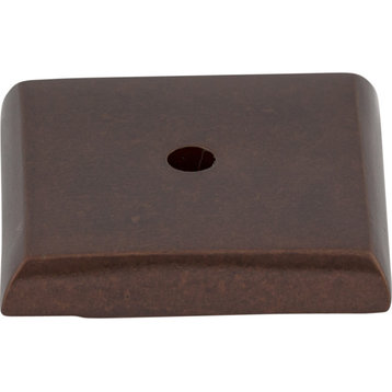 Top Knobs M1453 Square 1-1/4 Inch Knob Backplate - Mahogany Bronze