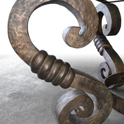 "S" Scroll Table Base - Dining Tables