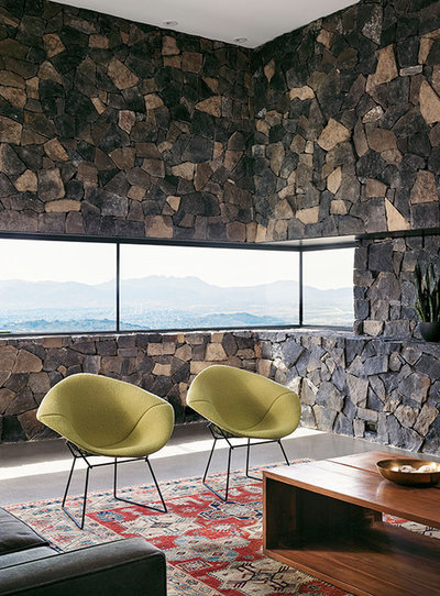 Modern Living Room by hazelbaker rush
