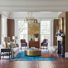 green rug rooms