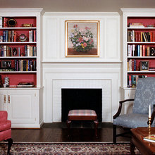 Built in with fireplace