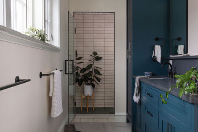 Inspiration for a bathroom remodel in Minneapolis