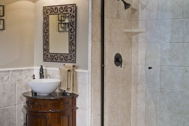 Bathroom - modern bathroom idea in Austin