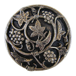 Inviting Home Inc. - Grapevine Knob, Bright Nickel - Cabinet And Drawer Knobs