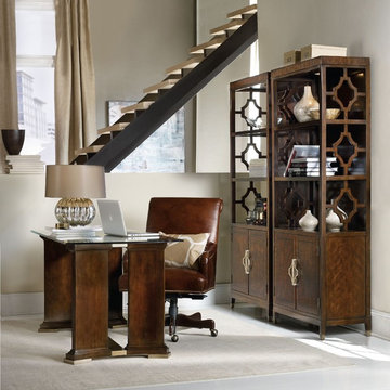 Hooker Furniture Home Office Skyline Bunching Bookcase