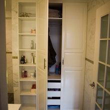 bathroom closet