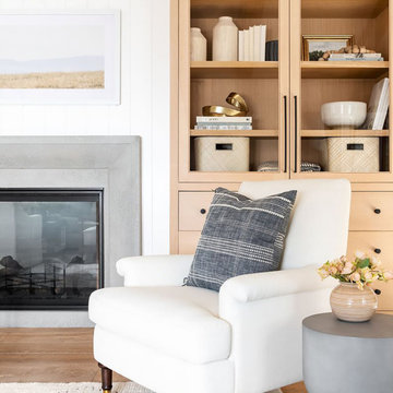 Cozy Cream Chair with Bookcase Collection - Threshold™ designed with Studio McGe