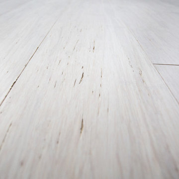 Rustic Ivory Wide Plank Strand Bamboo Flooring