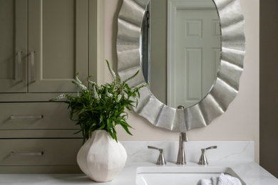 Inspiration for a transitional bathroom remodel in Chicago