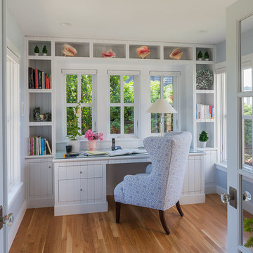 Angels Welcome - Office & Built ins -  Custom Home  in Falmouth, Cape Cod, MA