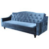 Sleeper Sofa BED, Everr Velvet, Blue