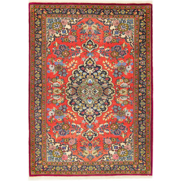 Persian Rug Qum Kork 4'0"x2'10" Hand Knotted