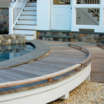 Ipe Deck Surrounding Beachfront Pool & Spa (detail)