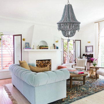 $385.99 Katia Retro Classic Wood Beaded Basket Metal Frame 8-Light Chandelier in